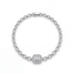 Emerald Halo Bracelet