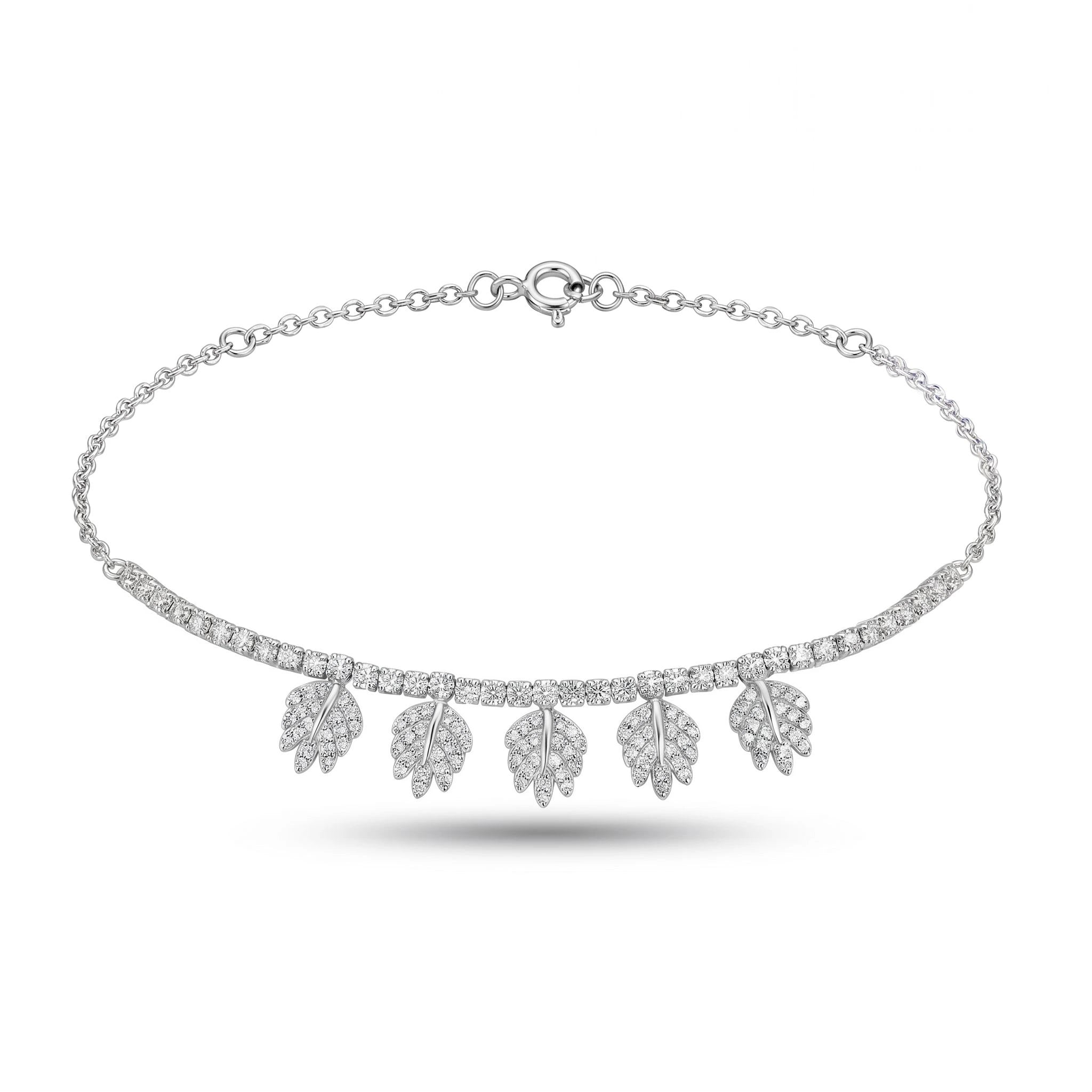Leaf Charm Bracelet