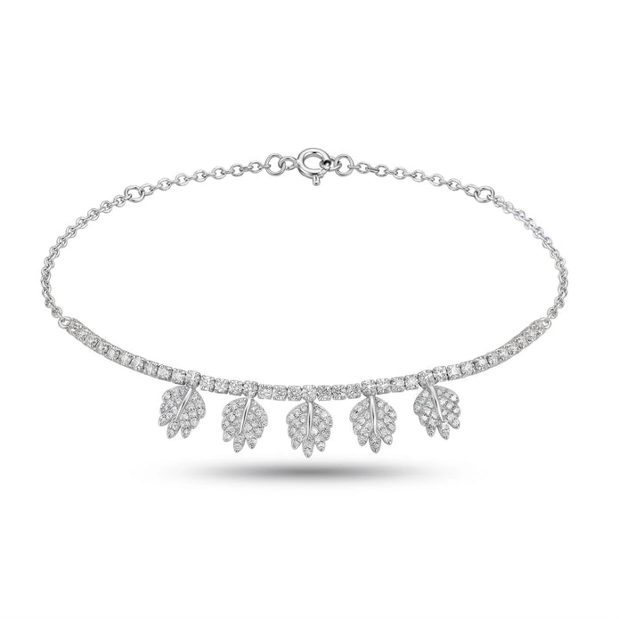Leaf Charm Bracelet