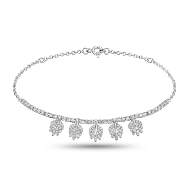 Leaf Charm Bracelet