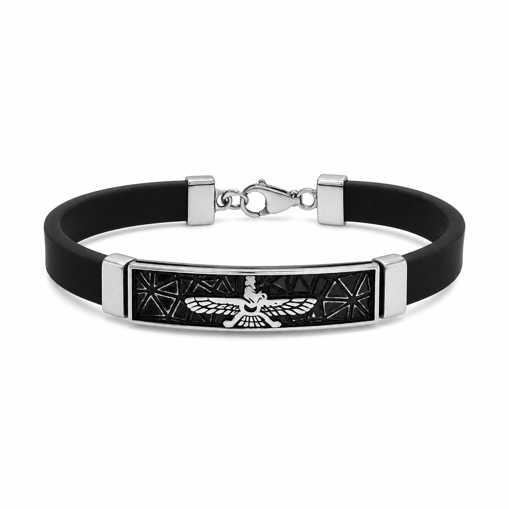 Faravahar Black Bracelet