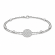 Pavé Disc Bracelet