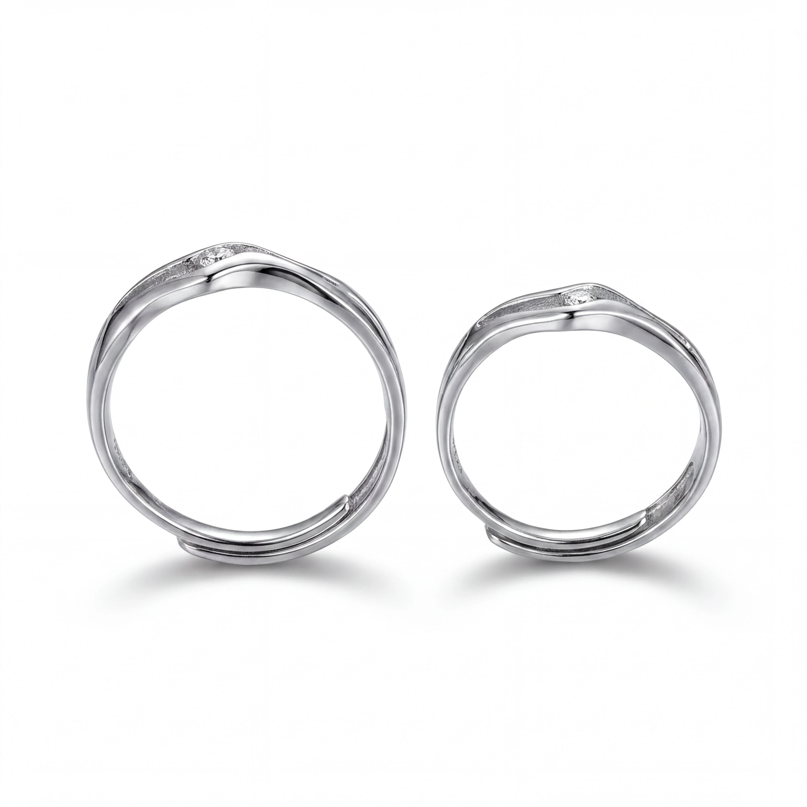 Wave Couple Ring