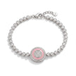 Pink Halo CZ Bracelet