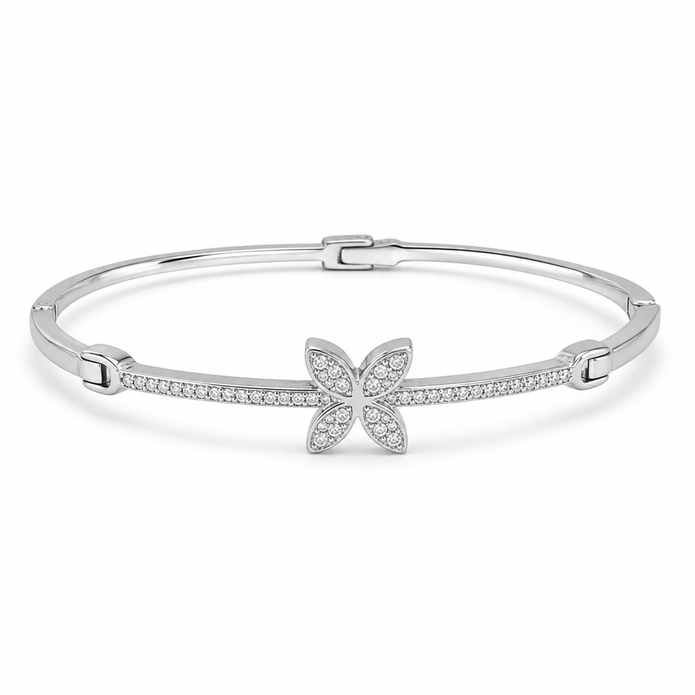 Floral Sparkle Bangle