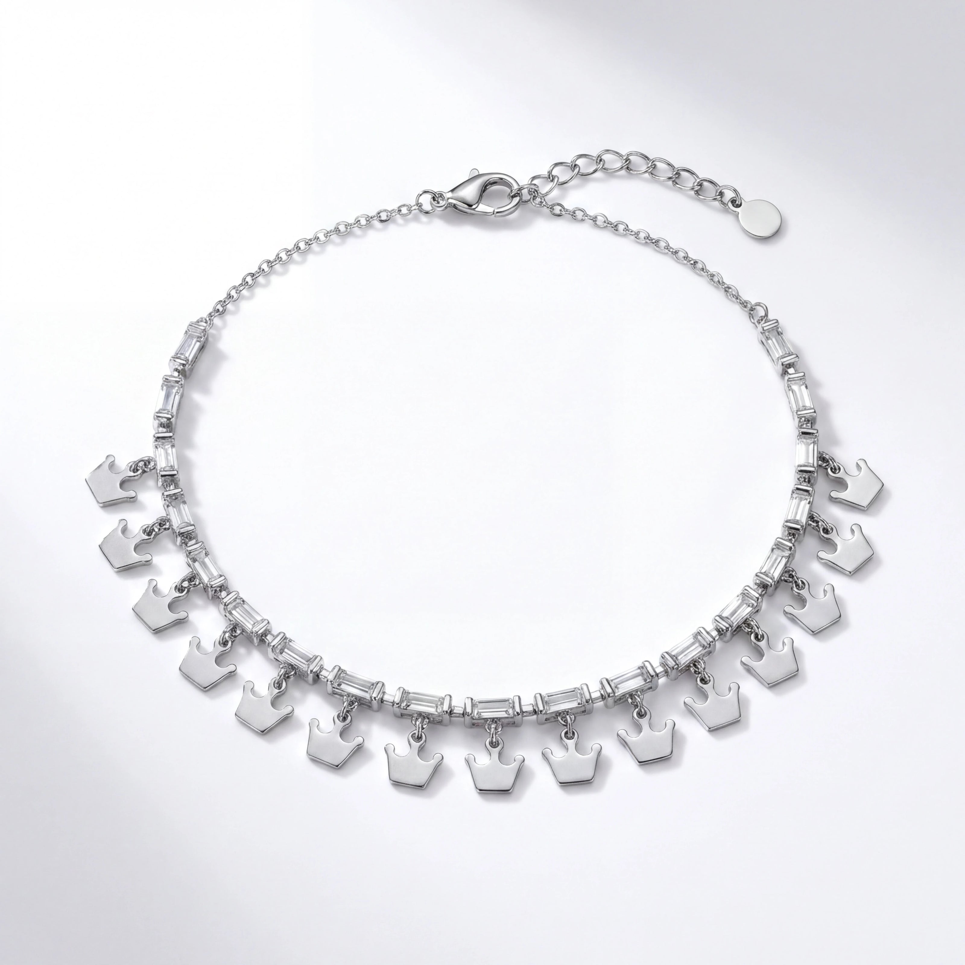 Crown Charm Anklet
