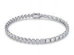 Heart Baguette Bracelet