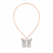 Butterfly Disc Necklace