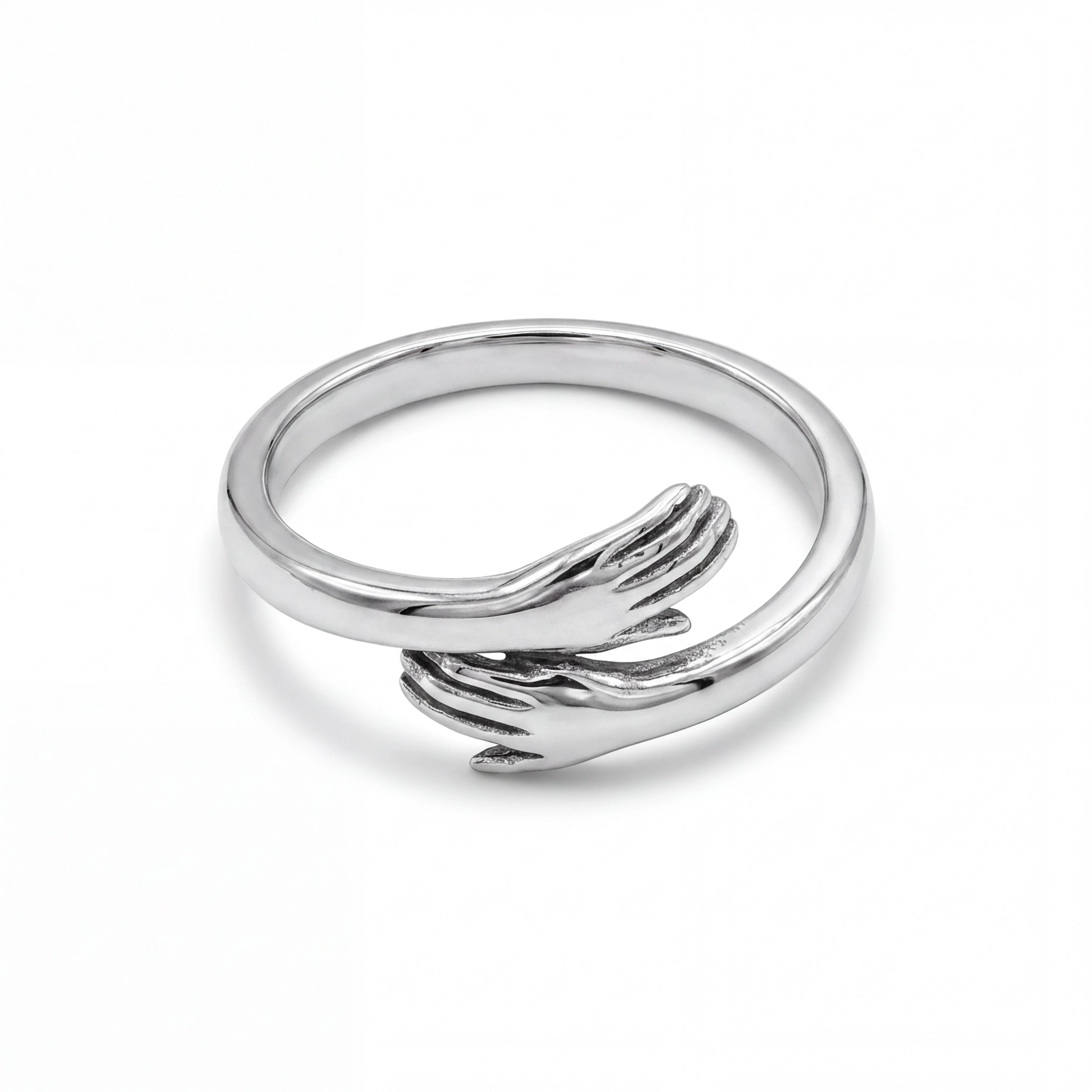 Embrace Hands Ring