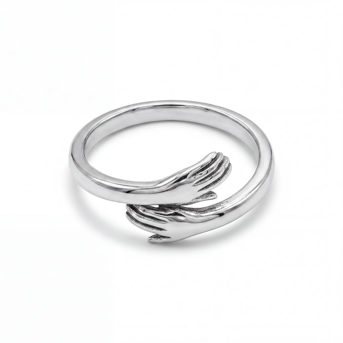 Embrace Hands Ring