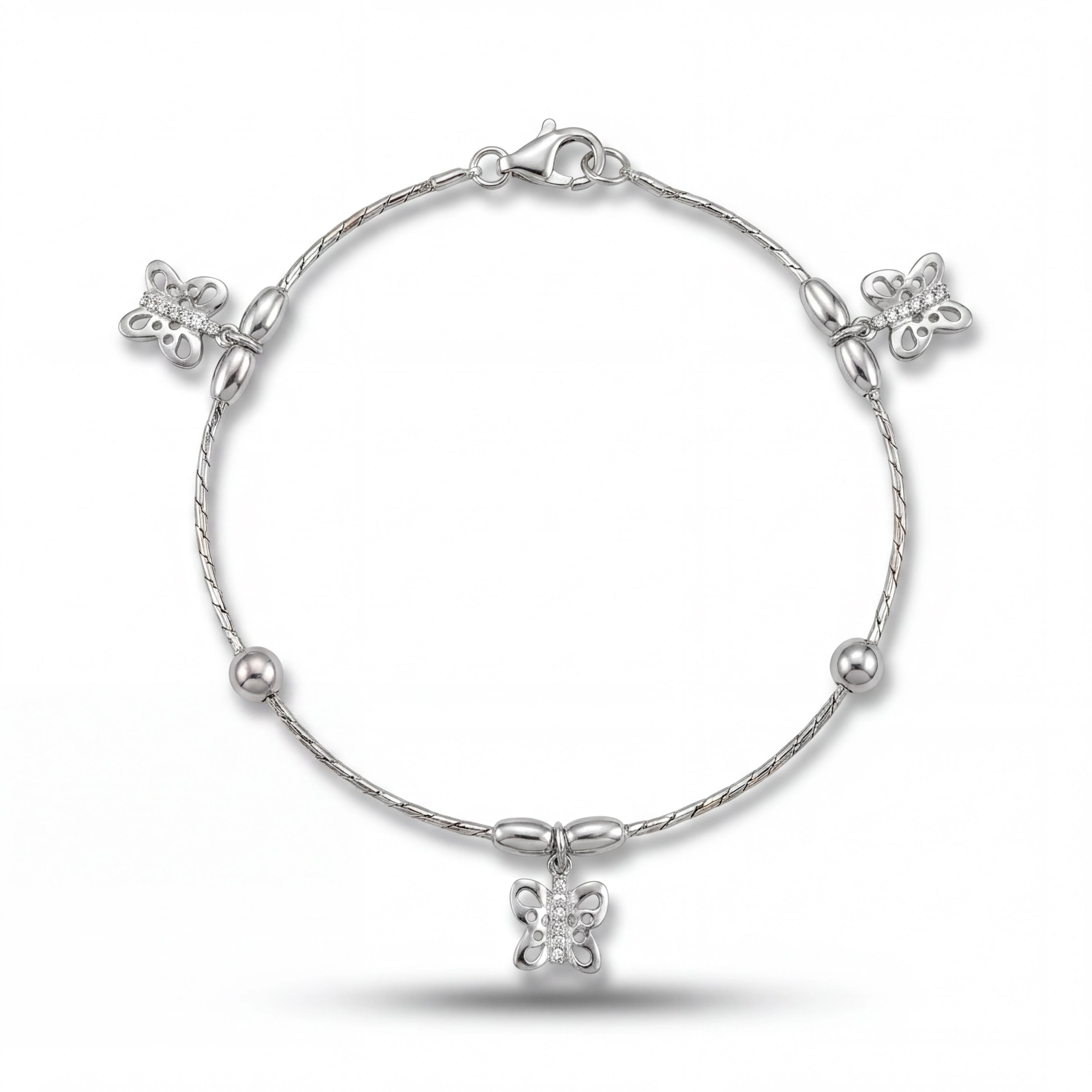 Butterfly Charm Anklet