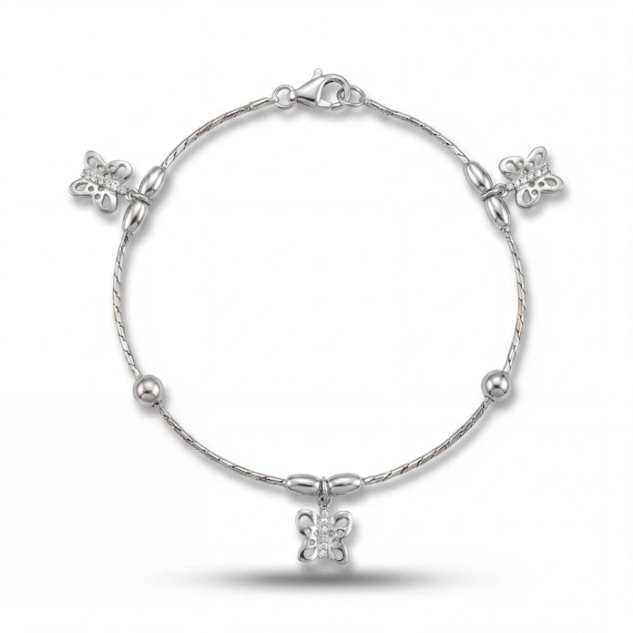 Butterfly Charm Anklet