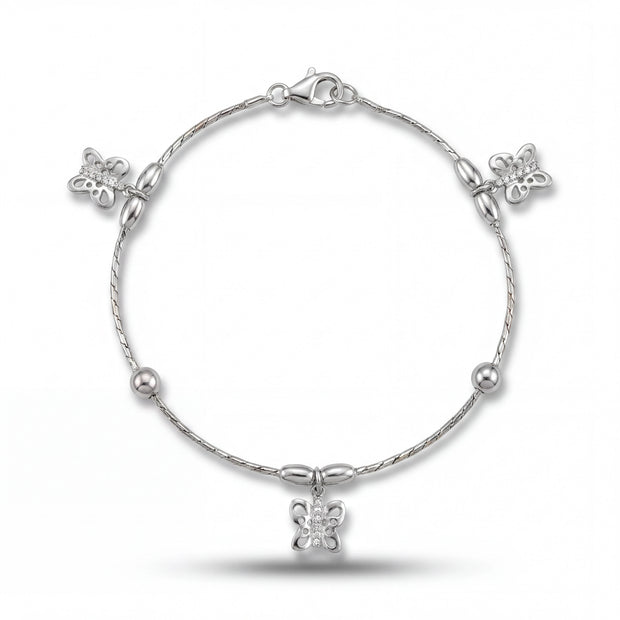 Butterfly Charm Anklet