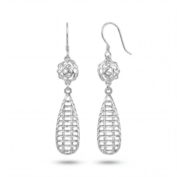 Filigree Basketweave Drops