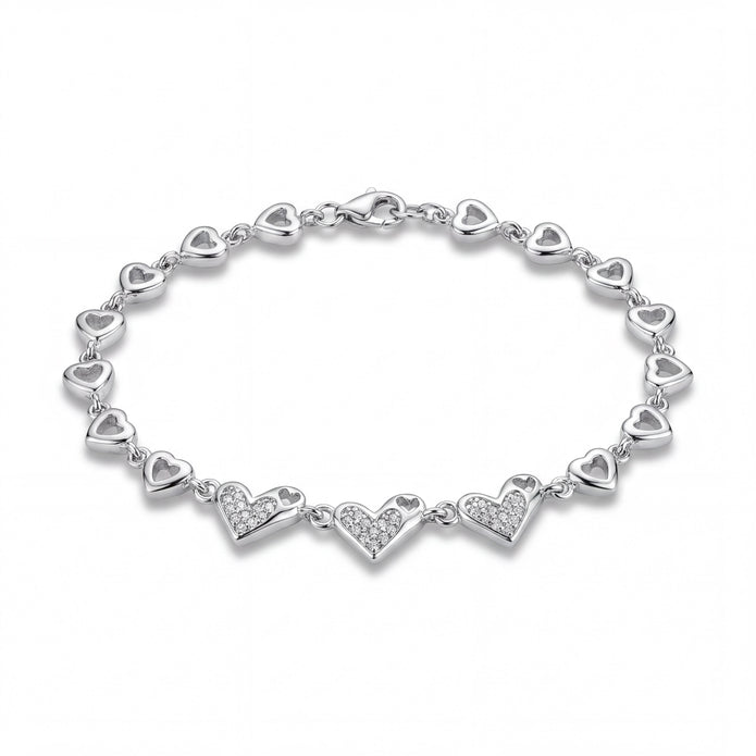 Sparkling Hearts Bracelet