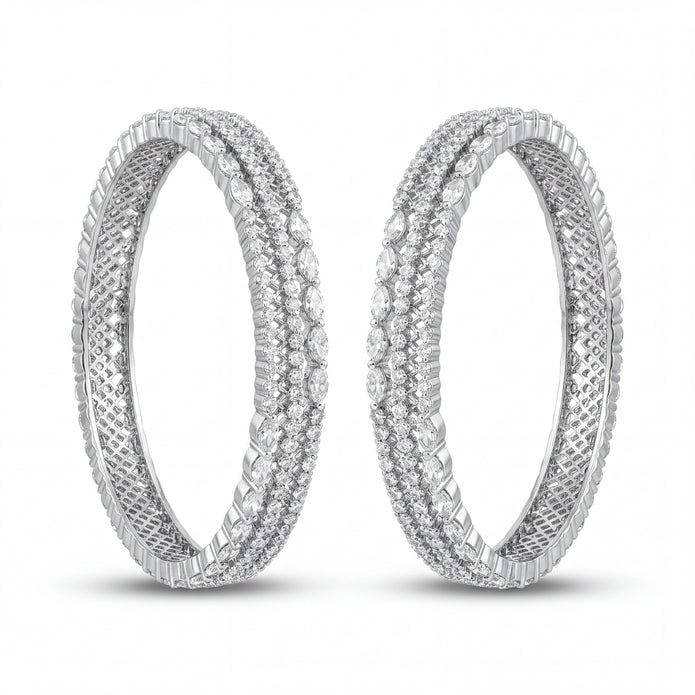 CZ Trio Bangles