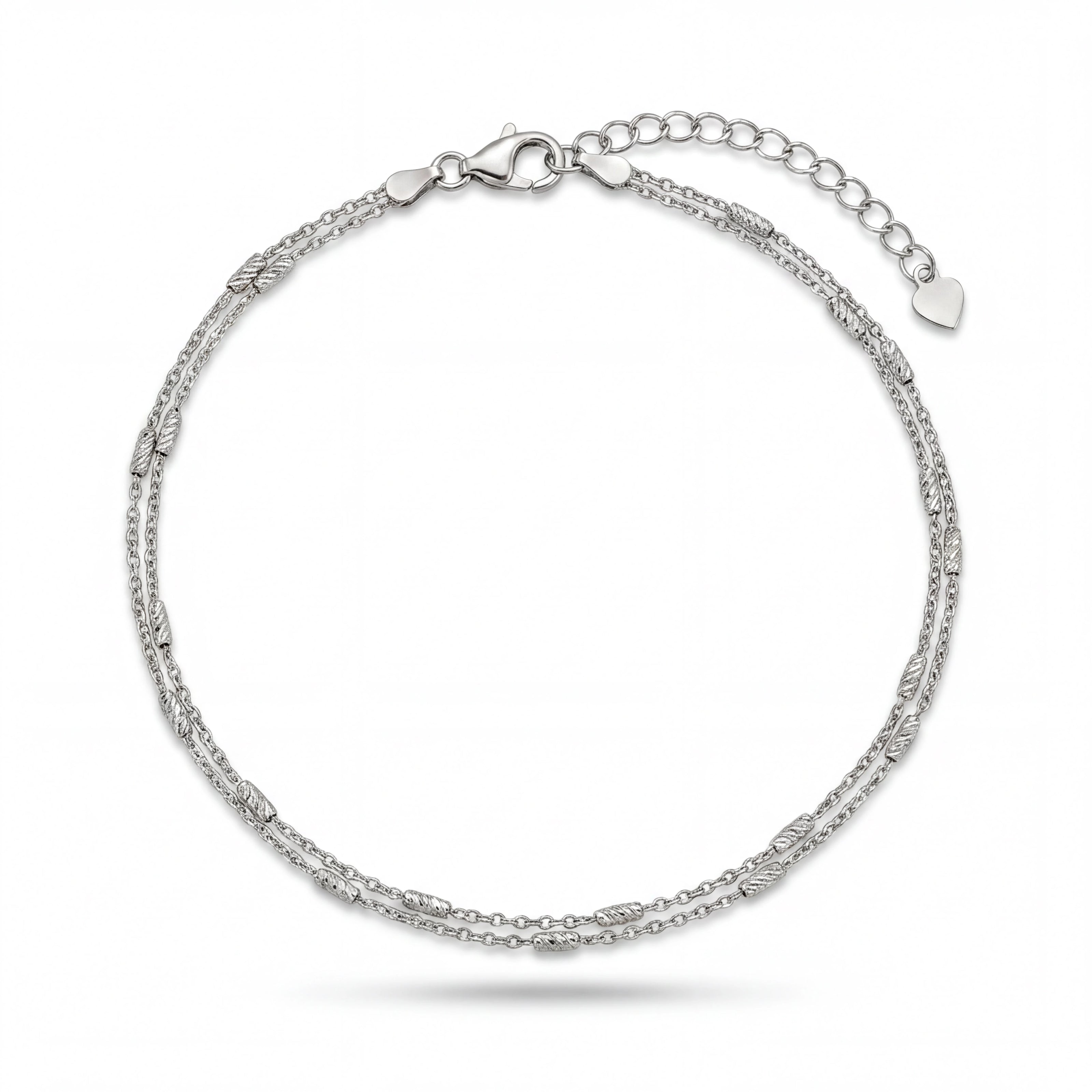 Layered Bead Anklet