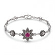 Magenta Lotus Bracelet