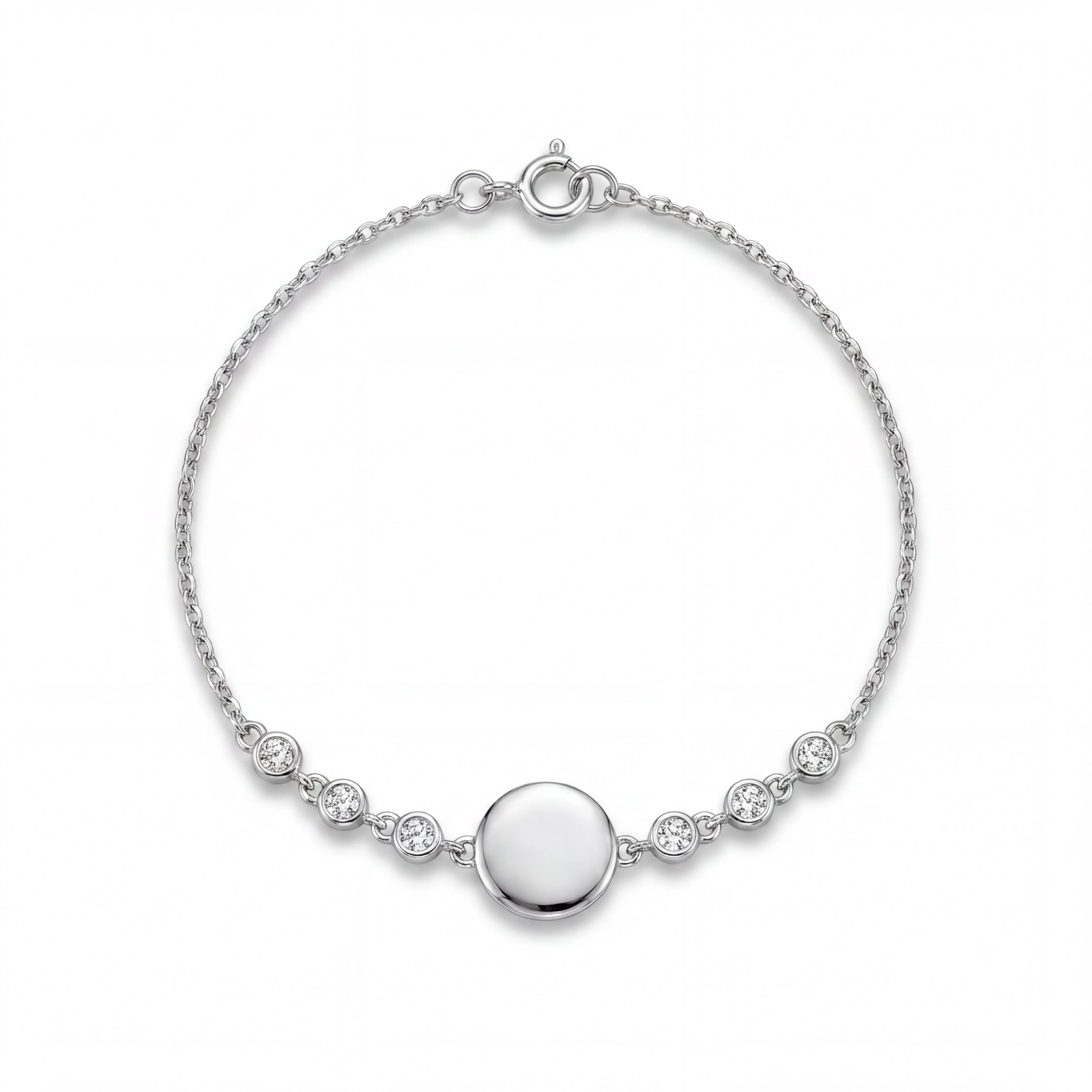 Moonlight Disc Bracelet