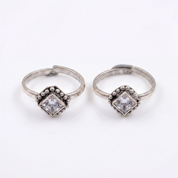 Vintage CZ Toe Rings
