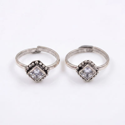 Vintage CZ Toe Rings