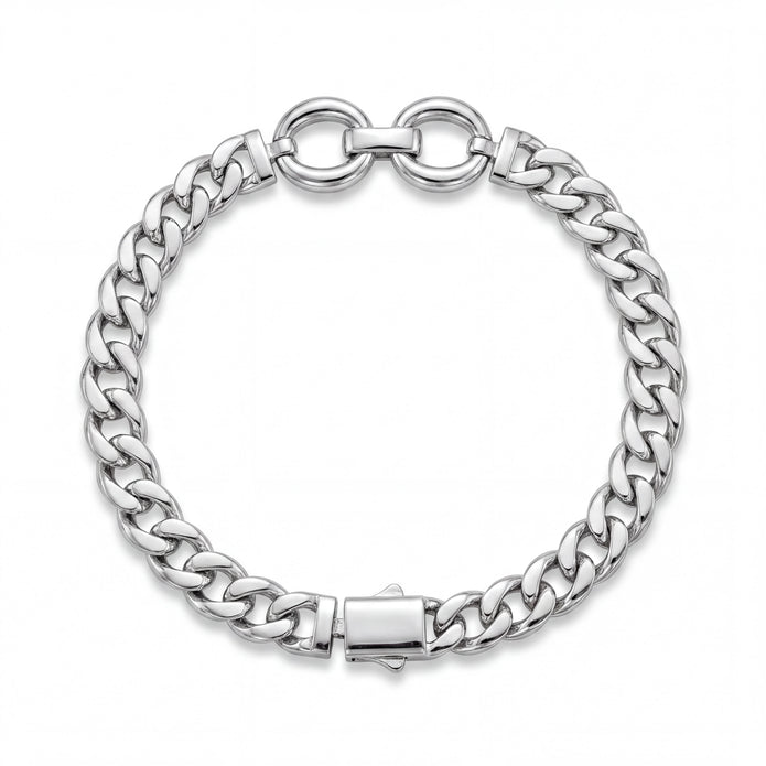 Curb Double Ring Bracelet