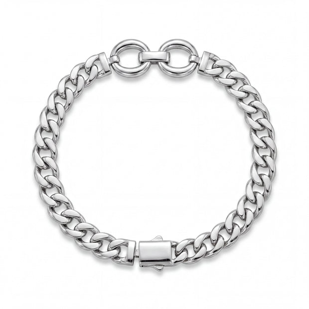Curb Double Ring Bracelet