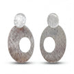 Textured Oval Studs