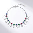 Vibrant Clover Anklet