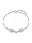 CZ Leaf Bracelet