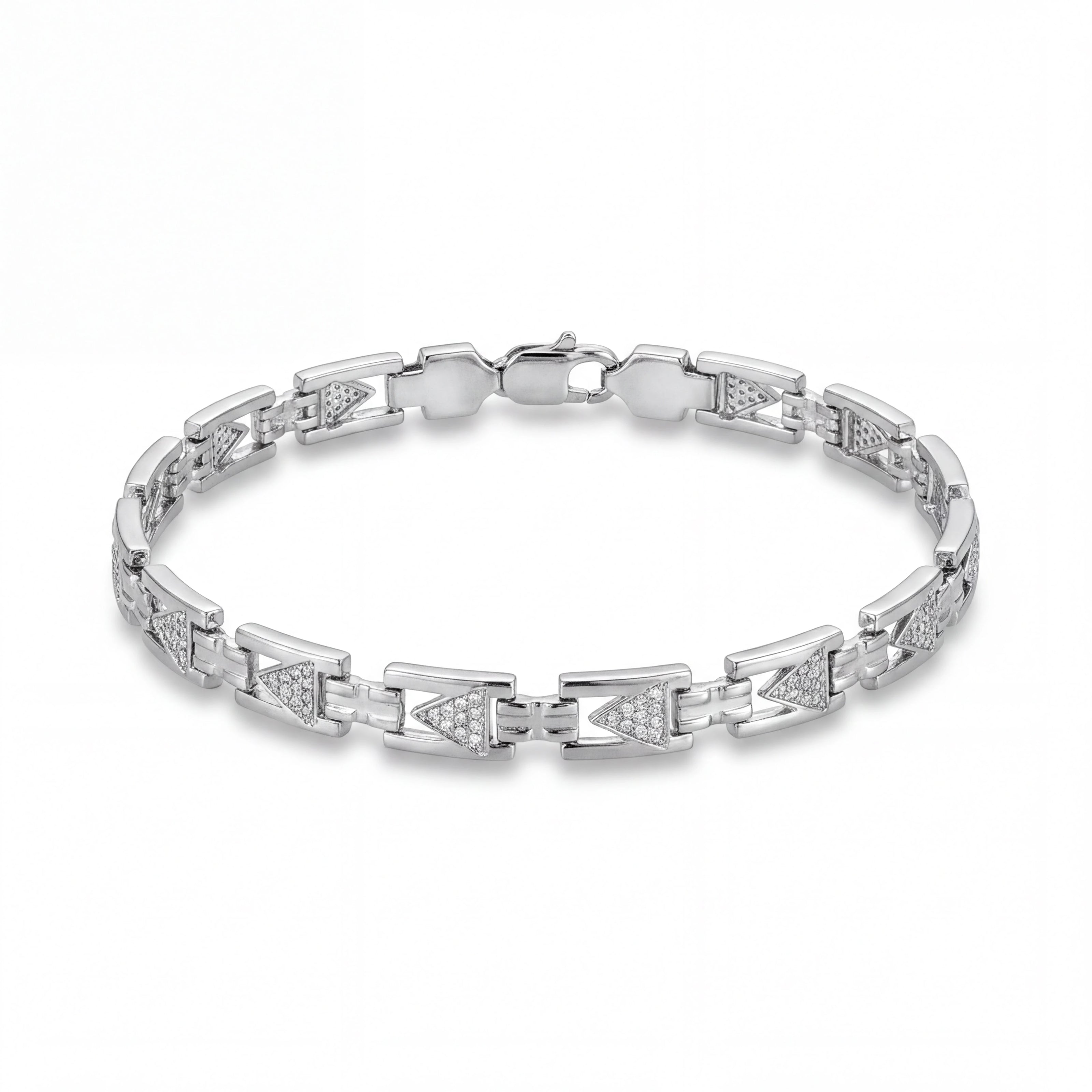 CZ Triangle Bracelet