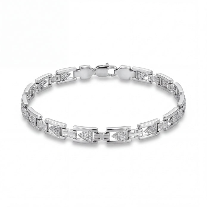 CZ Triangle Bracelet