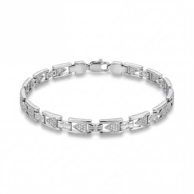 CZ Triangle Bracelet