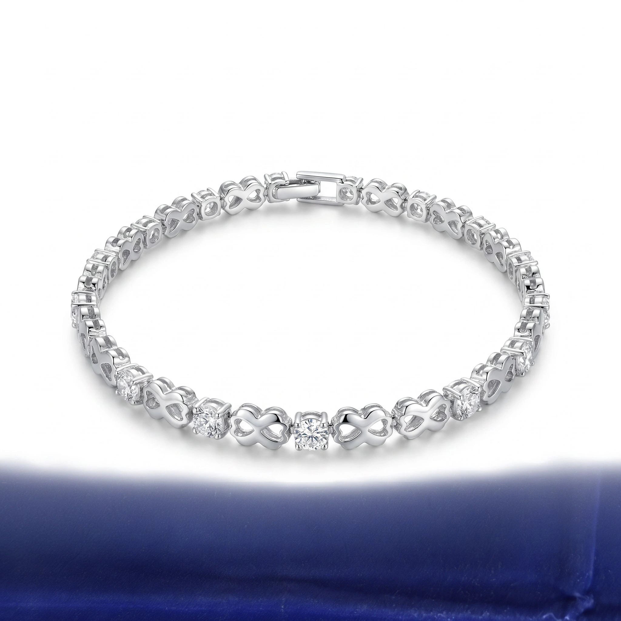 CZ Infinity Bracelet