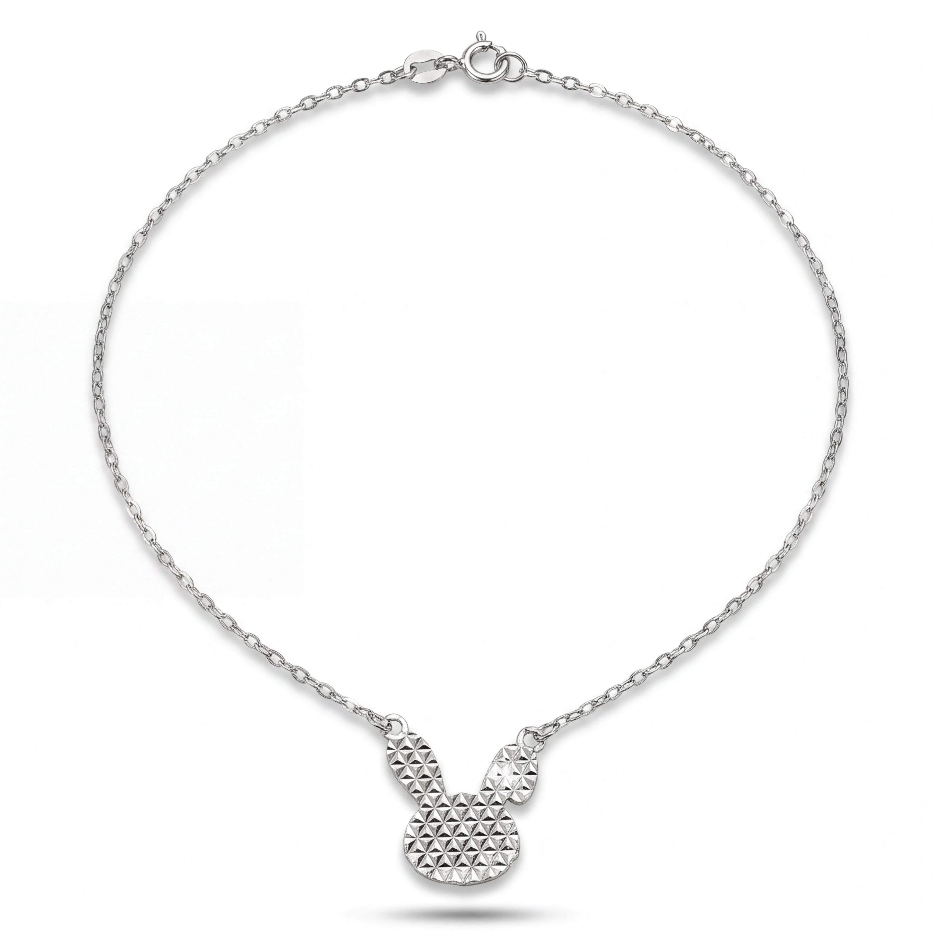 Geometric Bunny Necklace