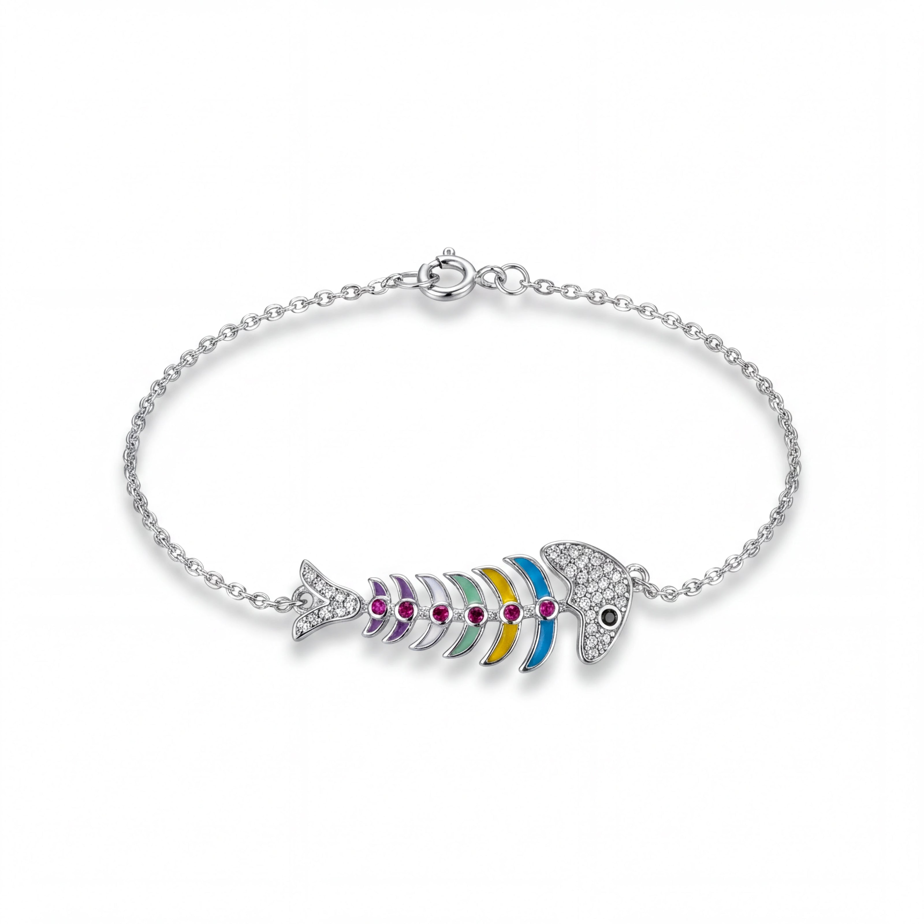 Rainbow Fish Bracelet
