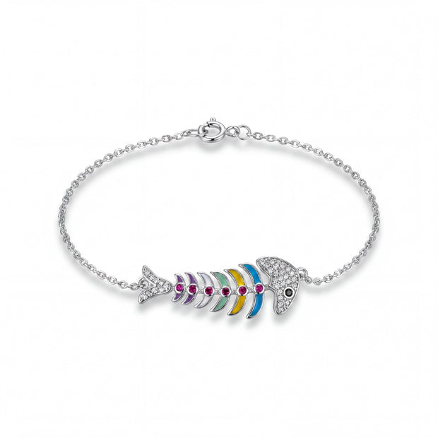 Rainbow Fish Bracelet