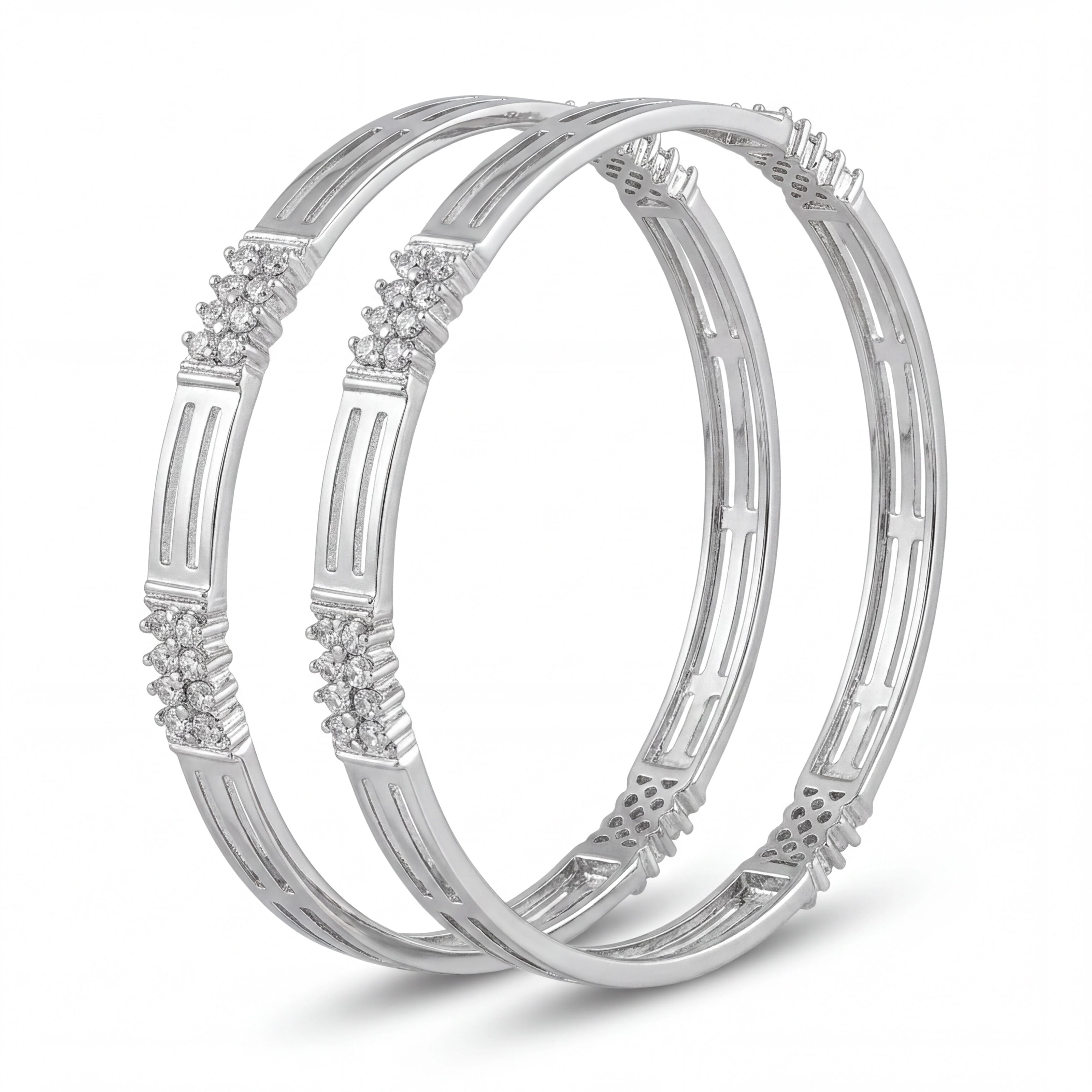 CZ Cutwork Bangles