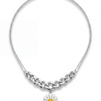 Daisy Curb Necklace