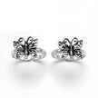 Butterfly Charm Toe Rings