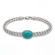 Turquoise Curb Bracelet
