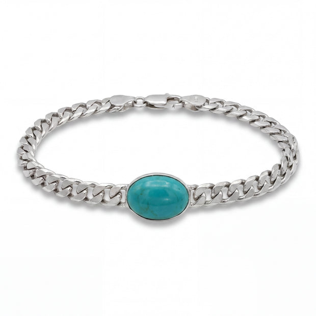 Turquoise Curb Bracelet