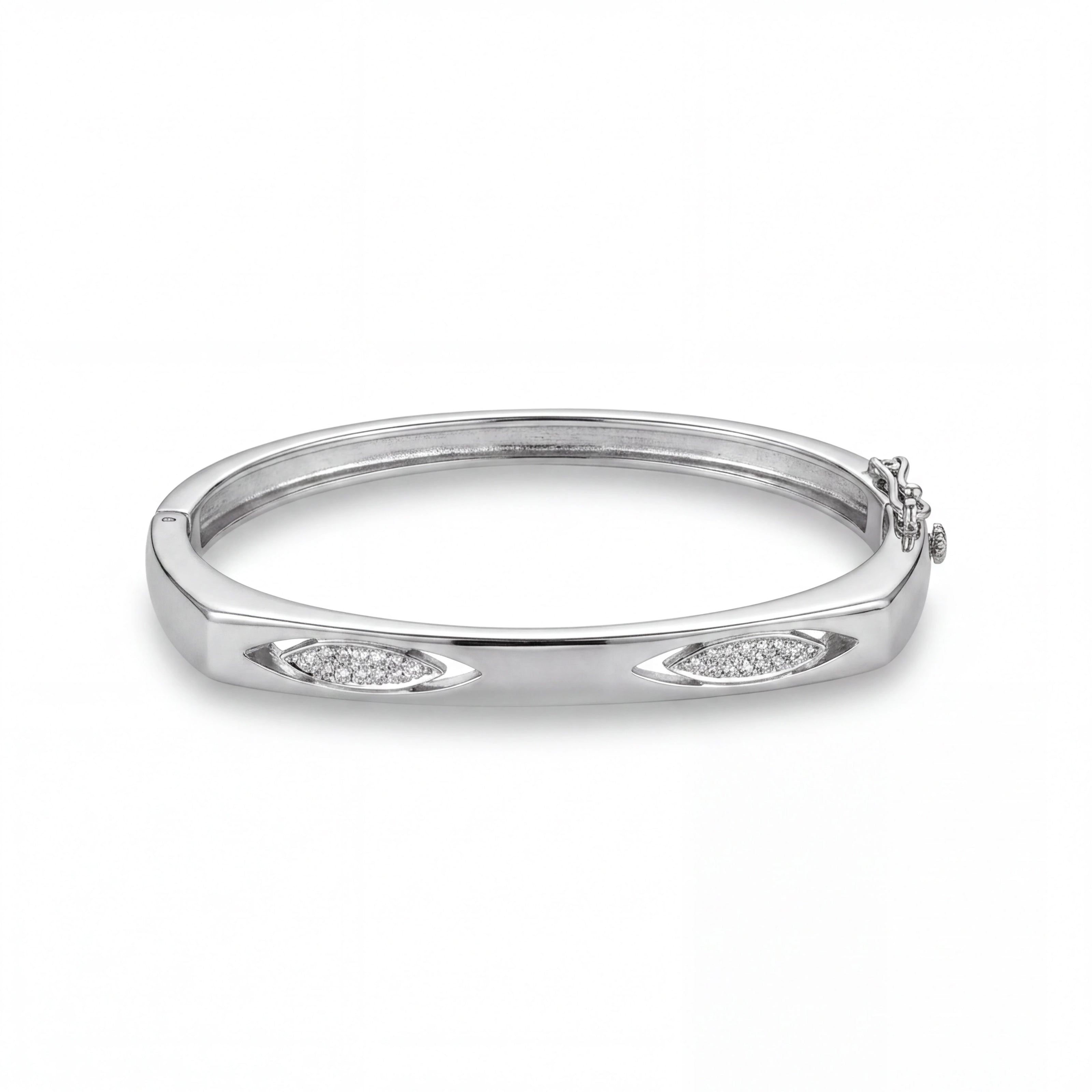 Geometric Sparkle Bangle