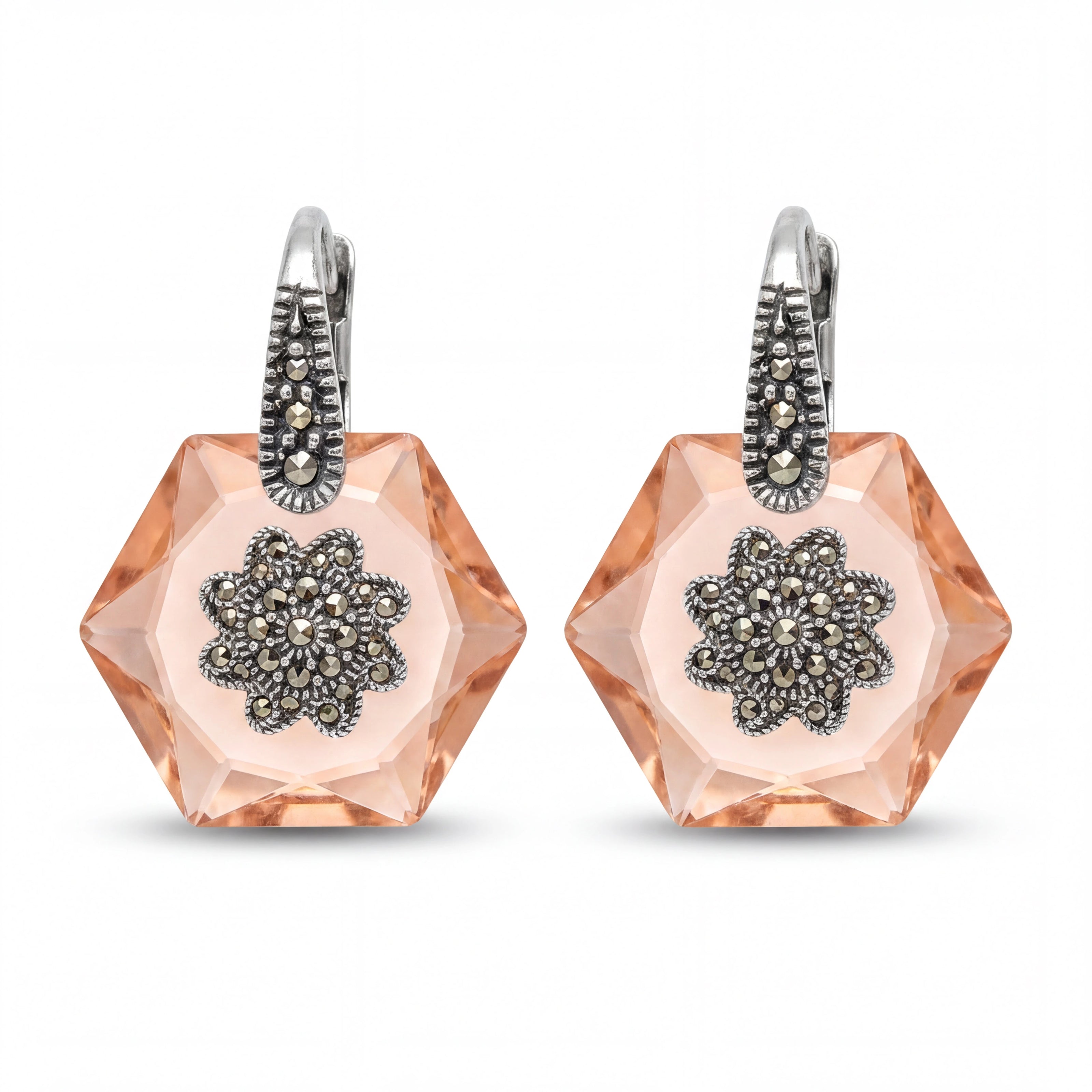 Blush Hexagon Drops