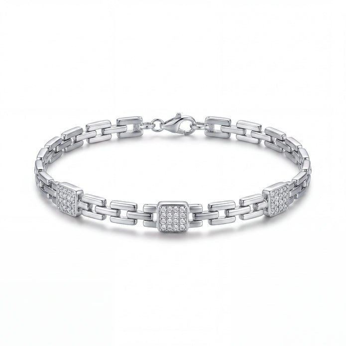 Pavé Squares Bracelet