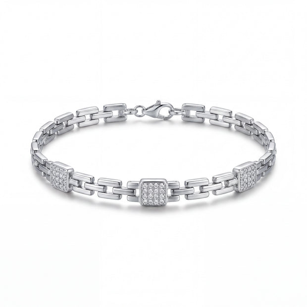 Pavé Squares Bracelet