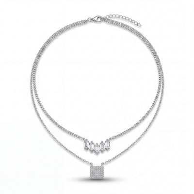 CZ Layered Necklace