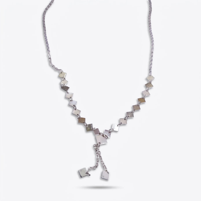 Geometric Drop Necklace