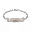 Contemporary CZ Bar Bracelet