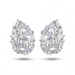 CZ Teardrop Studs